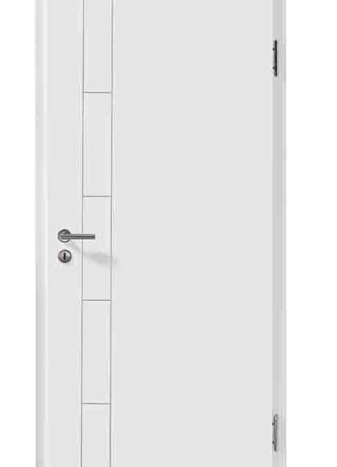 Porte blanche avec gravure ou inserts Schiltigheim 12