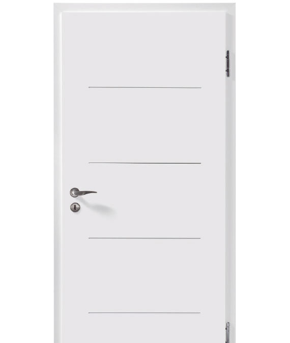 Porte blanche avec gravure ou inserts Ostwald 34