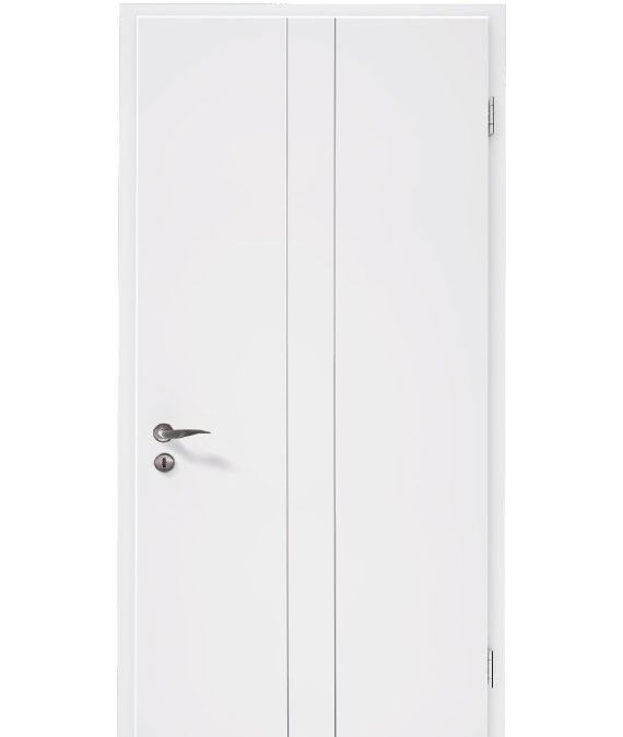 Porte blanche avec gravure ou inserts Lingolsheim 38